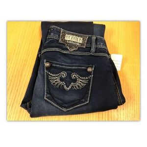 Be Rock-Express, woman, Jean, blue, size 2.: